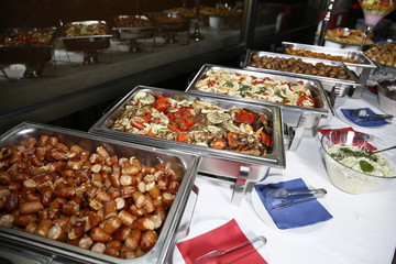 catering food, event plate service