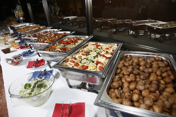 catering food, event plate service
