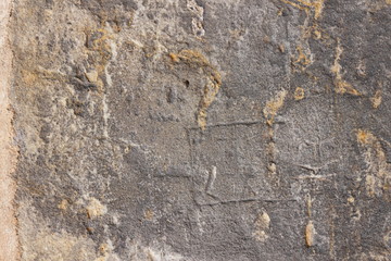 Texture of a stone wall. Vintage background. A wall of medieval buildings. Abstract pattern with a natural material. Blank for design