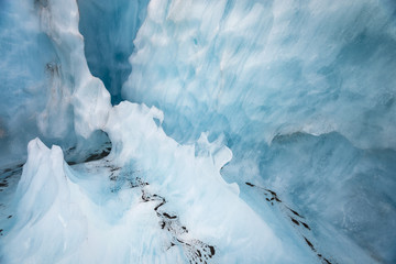Crevice on Glacier