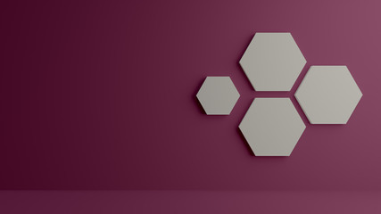 Hexagon Tiles template