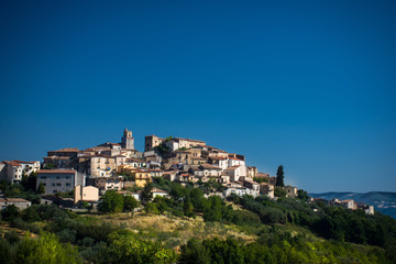 Fototapeta na wymiar Basilicata - Veduta di San Martino D'Agri