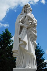 Obraz premium Madonna and Child Statue