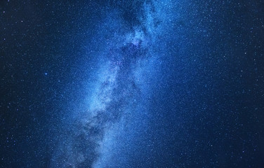 Milky Way. Night sky with stars as a background. Natural compositon at the night time. Milky way on the dark sky at the night time.