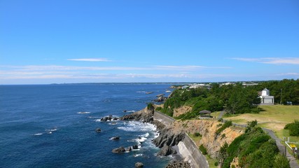 安乗埼灯台から見た情景