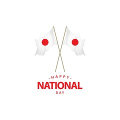 Happy Japan National Day Vector Template Design Illustration