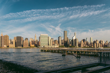 Manhattan midtown skyline from Long Island City