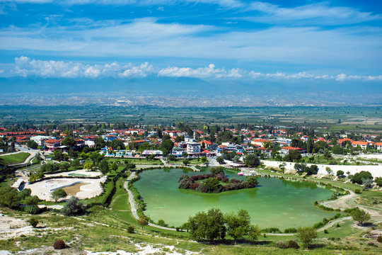  View of City with Apartments / Denizli Province in Turkey.