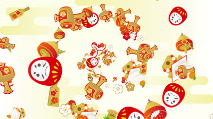 お正月・スパイラル