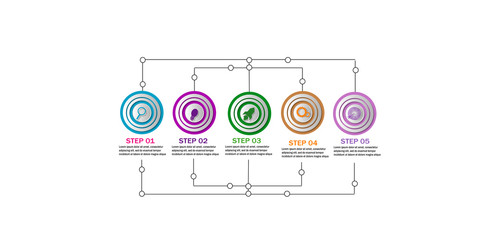 modern infographic element template