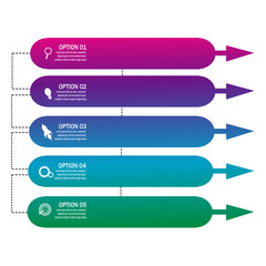 modern infographic element template