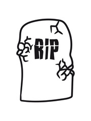 friedhof tot grabstein tod gestorben rip rest in peace ruhe in frieden beerdigung leben sterben clipart comic cartoon