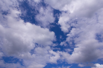 clouds with blue sky background