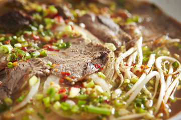 Obraz na płótnie Canvas Vietnamese beef pho noodle 