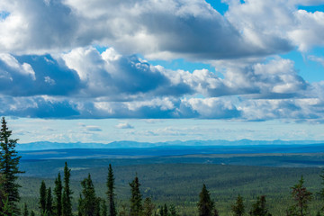 Dempster Highway Traverses Through The Yukon And Northwest Territories, Canada