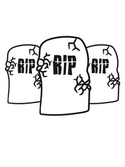 3 freunde team friedhof tot grabstein tod gestorben rip rest in peace ruhe in frieden beerdigung leben sterben clipart comic cartoon