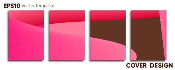 Creative colored cover. Cover design.