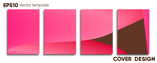 Fototapeta premium Creative colored cover. Cover design.