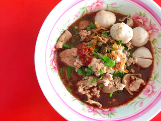 Thai style food noodle called 