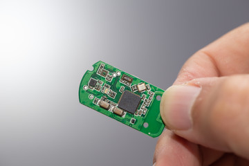 small size of microchip microprocessor module