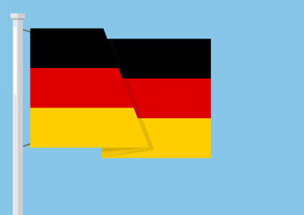 Germany flag with copyspace