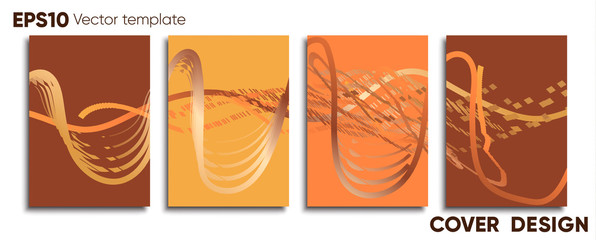 Creative colored cover. Cover design.