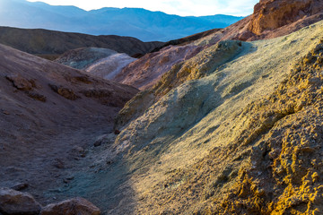 Colorful Artist's Palette on Artist Drive, Death Valley National Park, California, USA