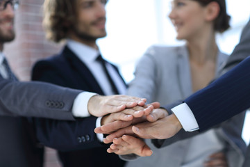 creative business team .the concept of teamwork