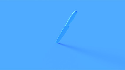 Blue Knife 3d illustration 3d rendering	