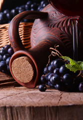 Traditional Georgian wine, this year's harvest