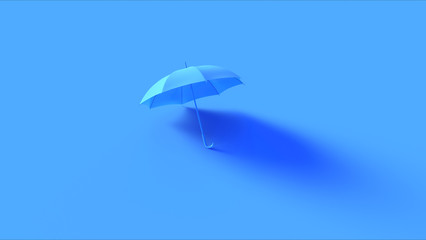 Blue Umbrella 3d illustration	