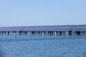 Fototapeta na wymiar Solar photovoltaic power generation system