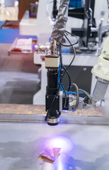 Robotic vision sensor camera system in phone intellegence factory