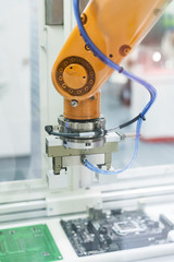 Robotic and Automation system control application on automate robot arm