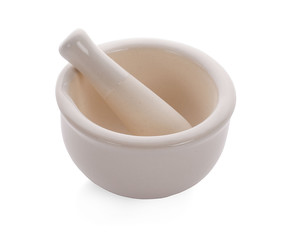 Ceramic mortar crush,the grinding set includes a mortar and a pestle