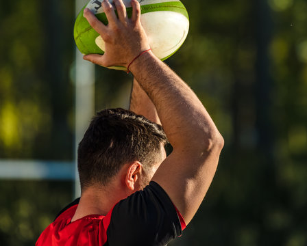 Talonneur au rugby - Powered by Adobe