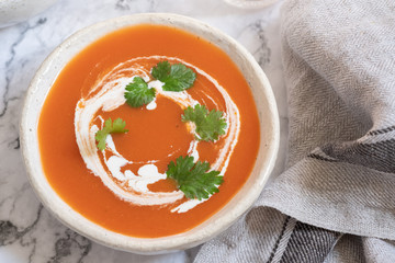 fresh cream of tomato soup