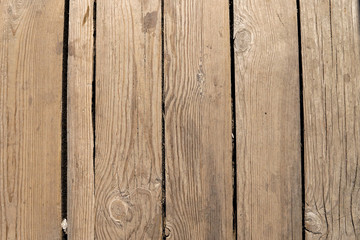 Wooden boards with iron inserts and nails. Texture, background