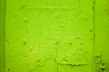 Wooden boards with old paint. Texture, background