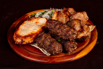 Shashlik kebab set