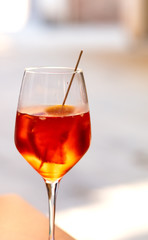 fresh aperol cocktail