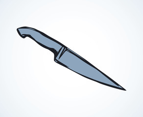 Knife. Vector drawing