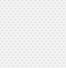 3D White circles seamless pattern background and texture.