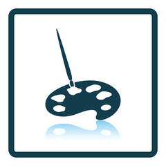 School palette with brush icon