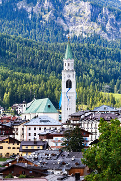 Cortina D'Ampezzo In Dolomites Alps