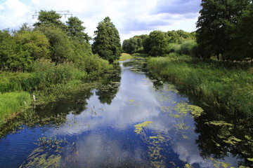Fluss Nebel vor G&uuml;strow 
