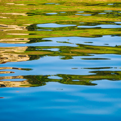 reflection on water