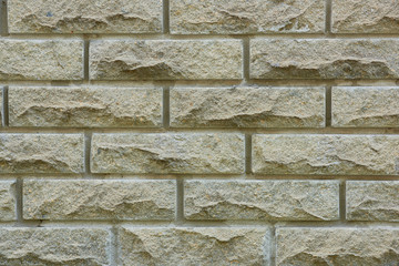 grey brick wall texture, full frame background