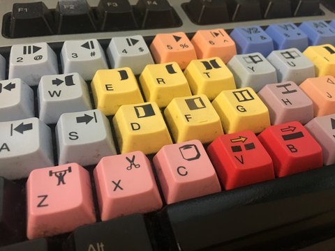 Teclado avid news cutter 