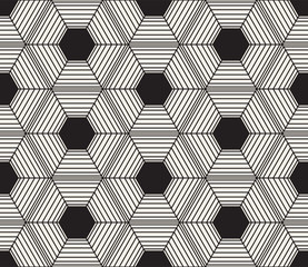 Vector seamless pattern. Modern stylish abstract texture. Repeating geometric tiles